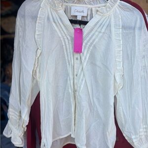 Women's Cream Blouse
